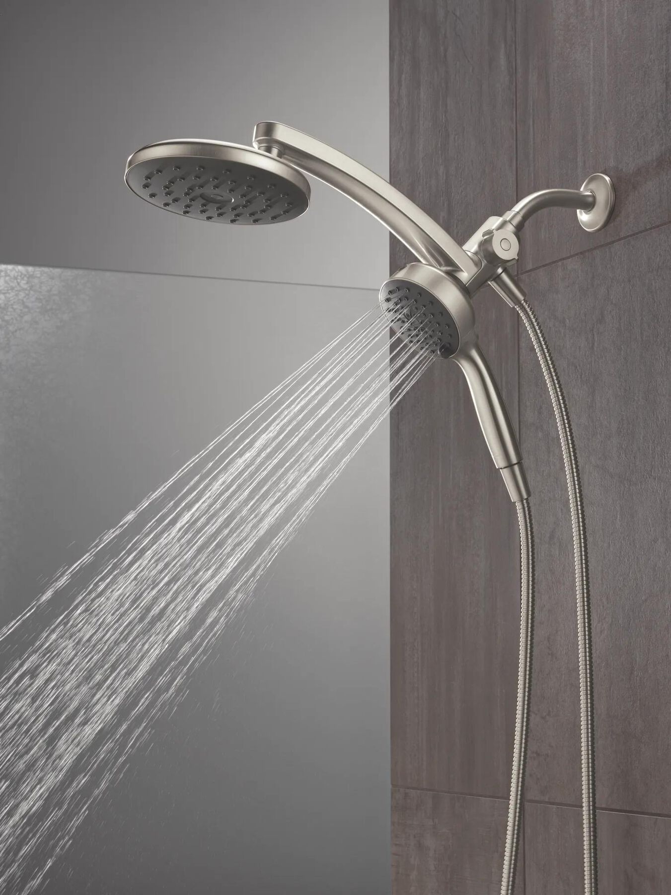 PivotPro&trade; 3-in-1 Combination Shower with TouchClean&reg; Spray Face
