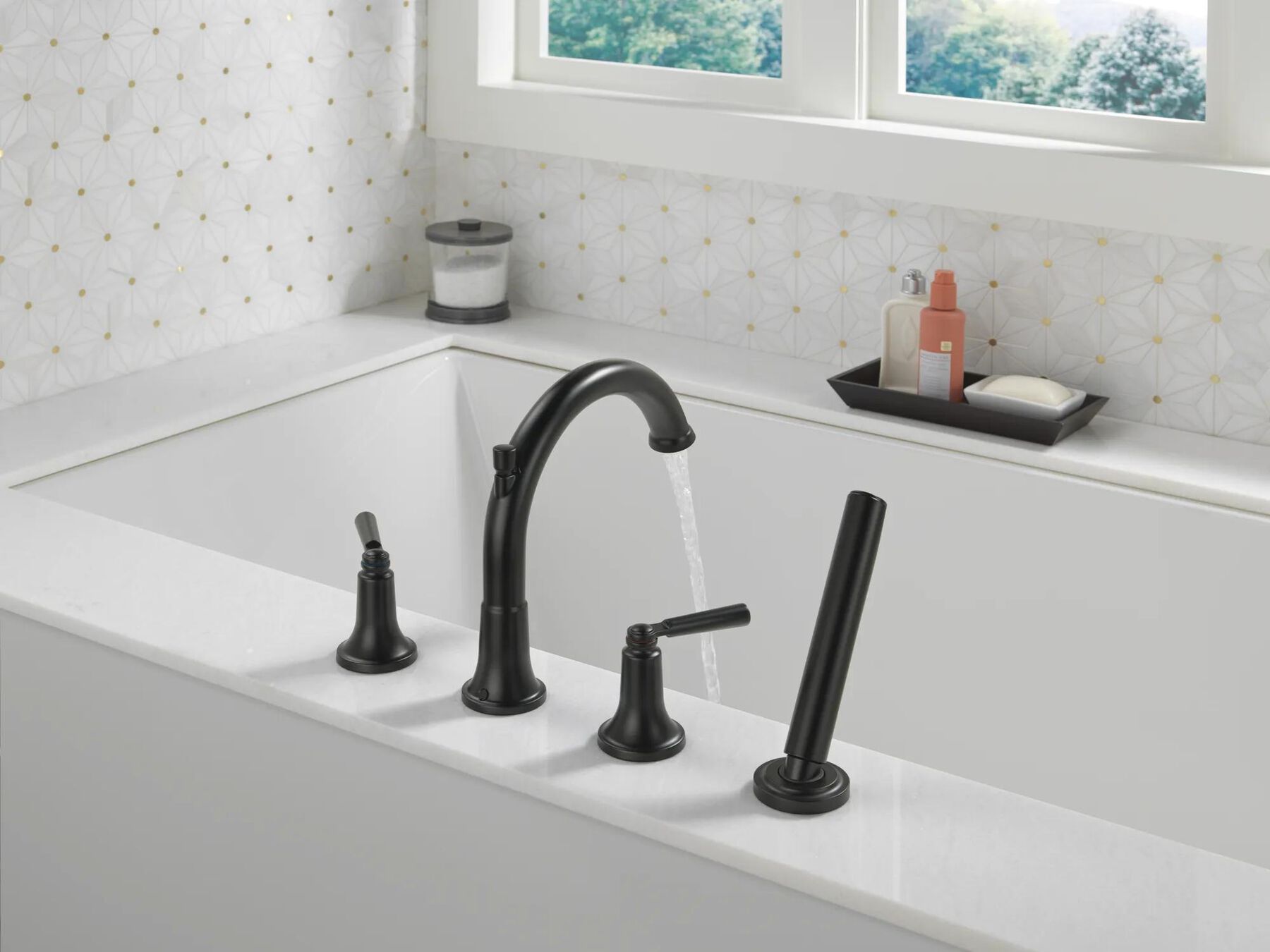 Roman Tub Trim with Hand Shower