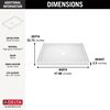 48" X 34" Shower Base