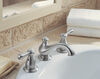 Two Handle Widespread Lavatory - Metal Pop-Up