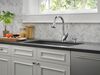 Single Handle Pull-Down Kitchen Faucet with Soap Dispenser