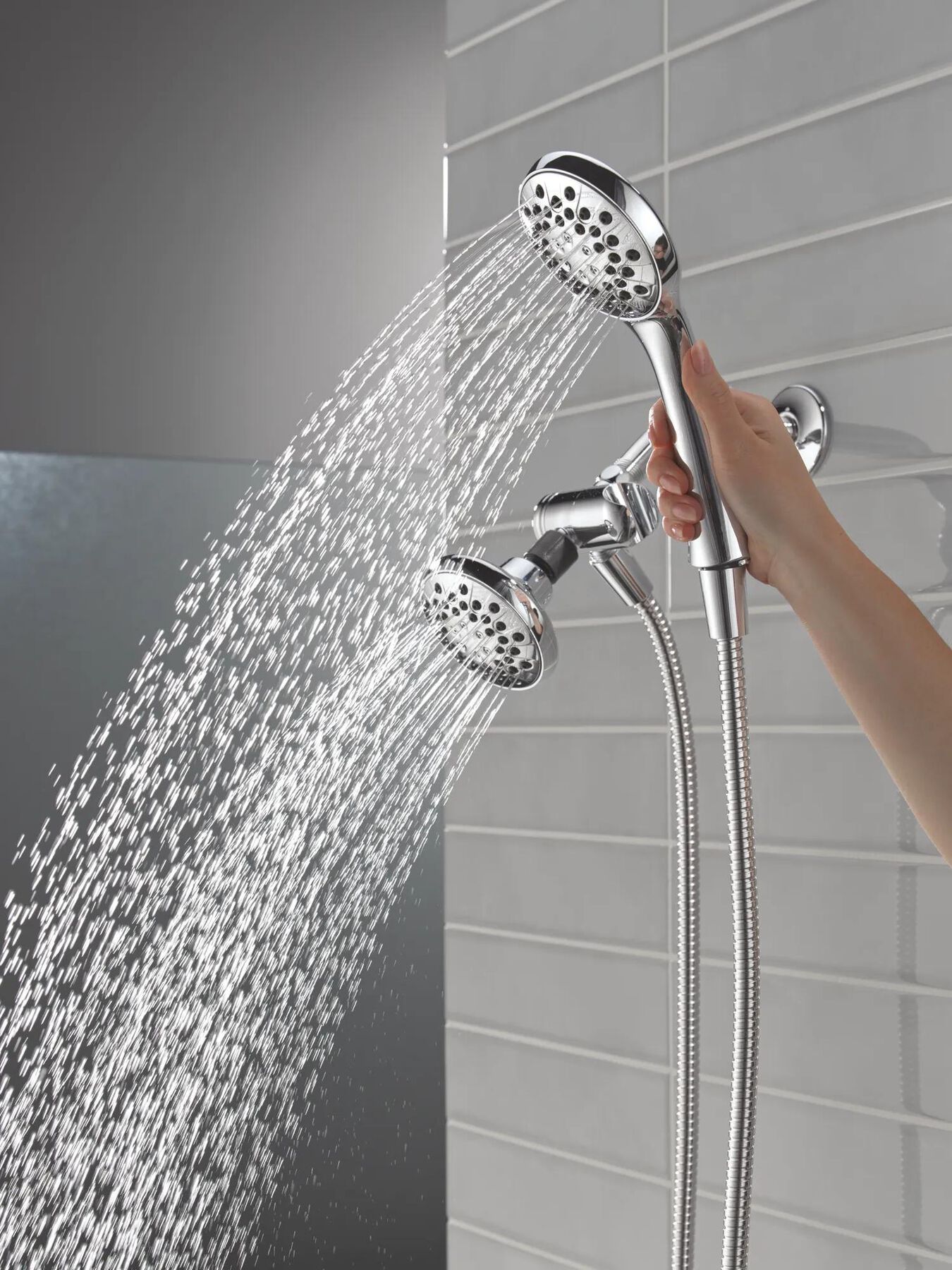 3-Setting Combination Shower in Chrome - 1.75 GPM