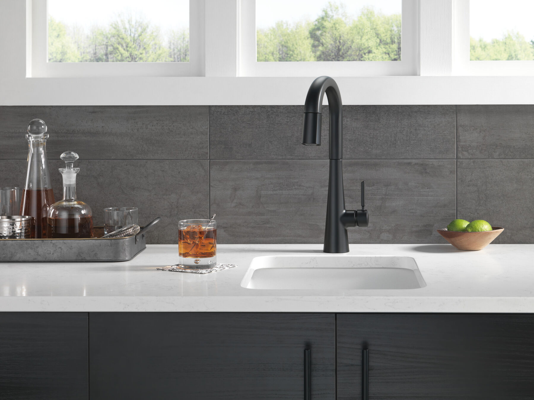 Single Handle Pull-Down Bar/Prep Faucet