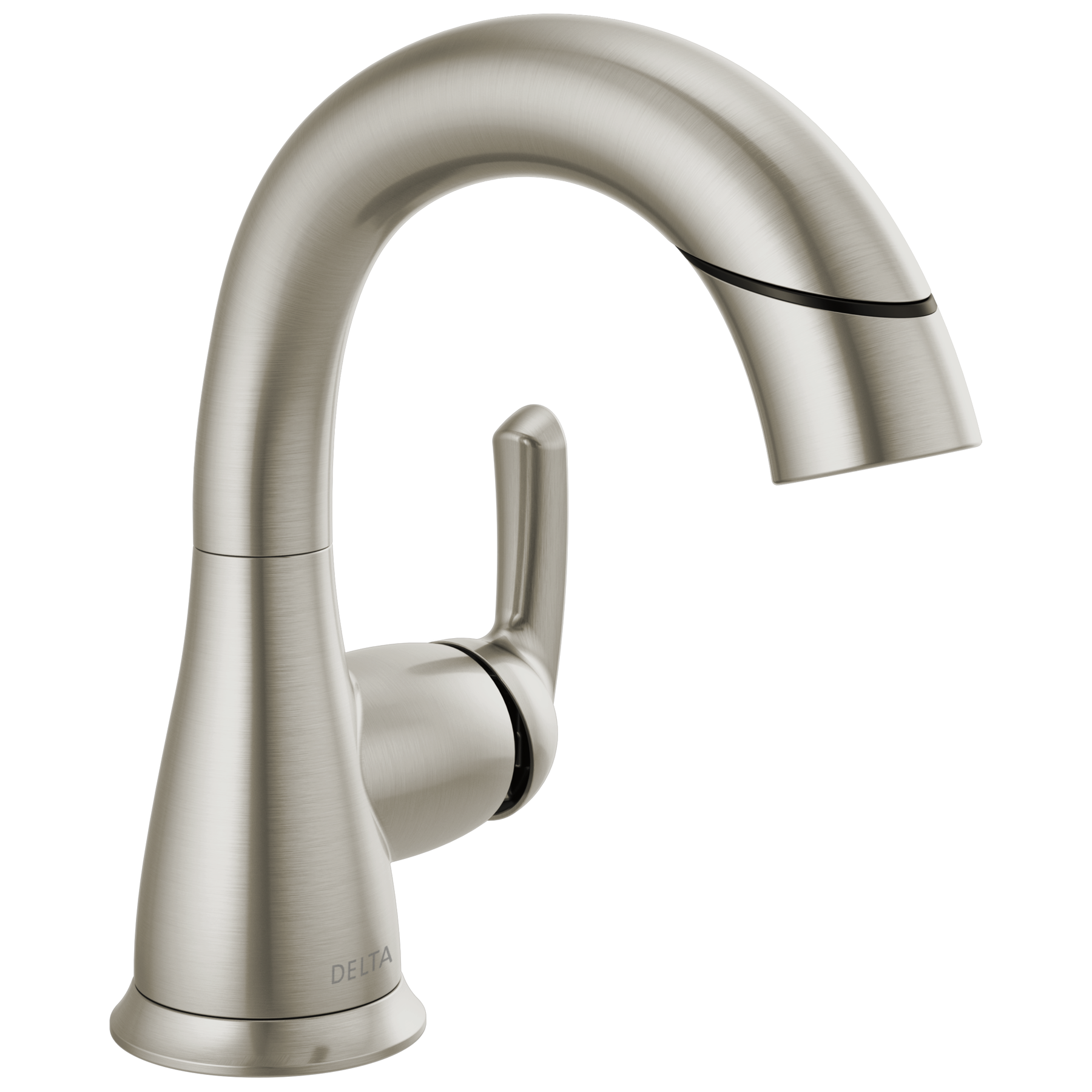 Single Handle Pull-Down Bathroom Faucet
