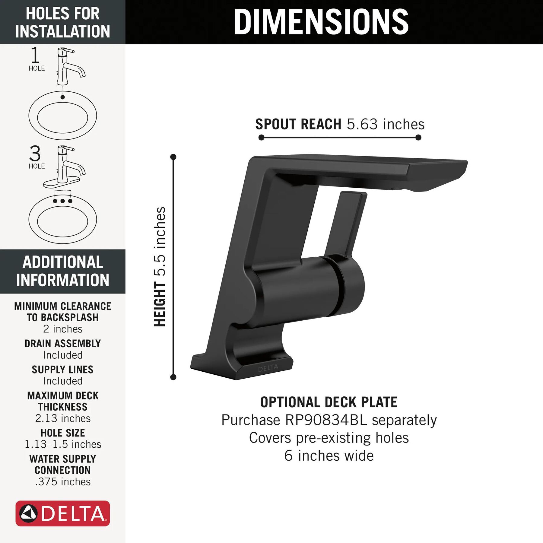 Single Handle Bathroom Faucet