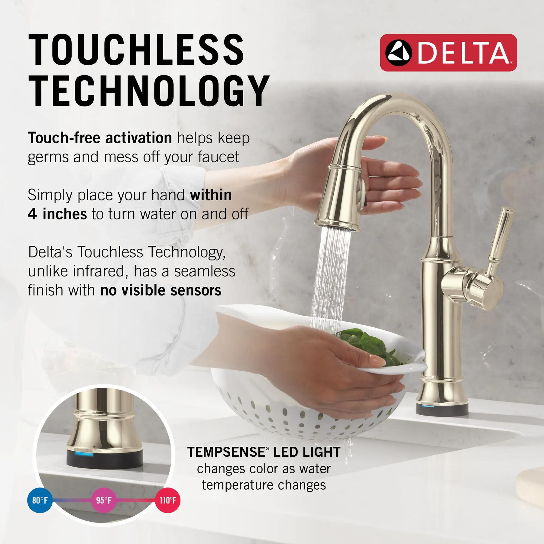 Touch2O&reg; Bar / Prep Faucet with Touchless Technology