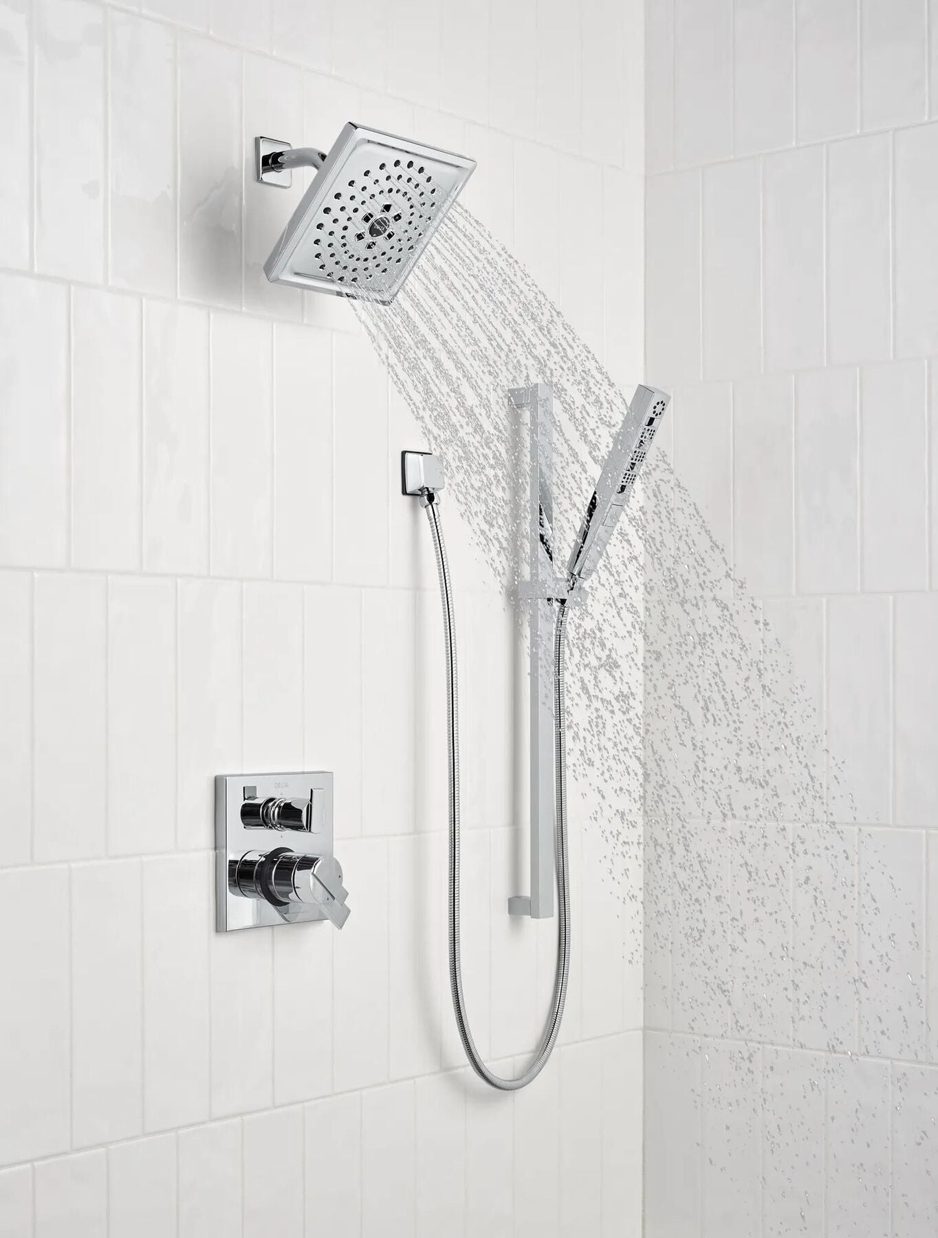 H<sub>2</sub>Okinetic&reg; 3-Setting Raincan Shower Head