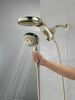 HydroRain&reg; H<sub>2</sub>Okinetic&reg; 5-Setting Two-in-One Shower Head (Recertified)