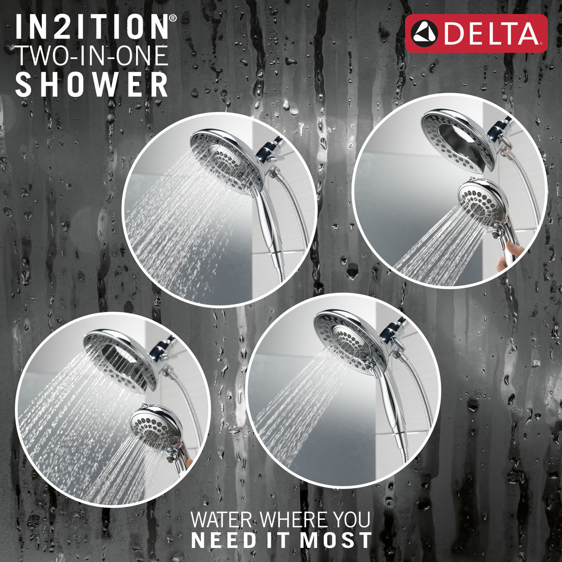In2ition&reg; HSSH 1.75 GPM 5-Setting (Recertified)