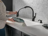 Single Handle Pull-Out Kitchen Faucet with Soap Dispenser and ShieldSpray &reg; Technology