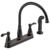 Two Handle Kitchen Faucet with Spray