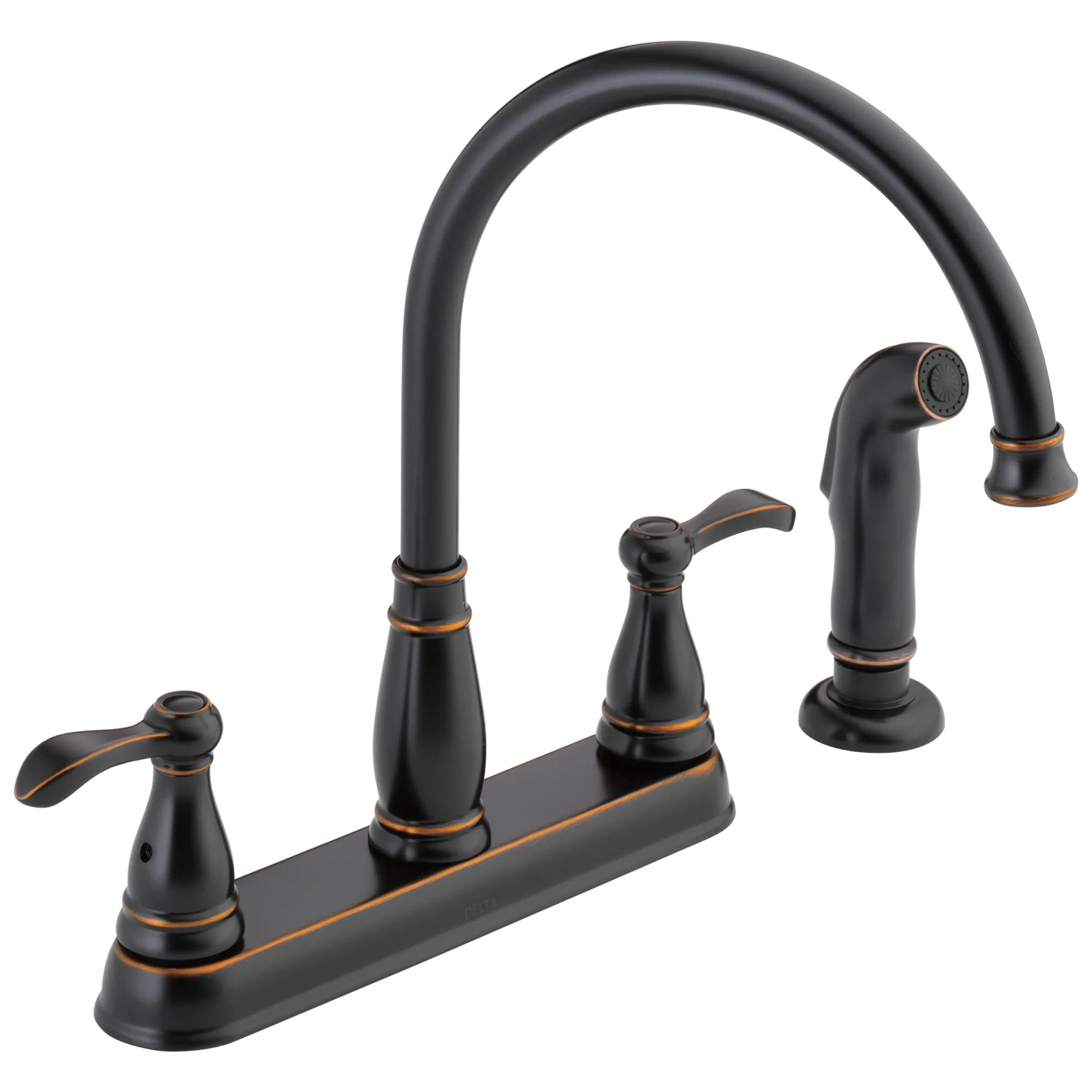 Two Handle Kitchen Faucet with Spray
