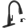 Single Handle Pull-Down Kitchen Faucet with Soap Dispenser and ShieldSpray&reg; Technology (Recertified)