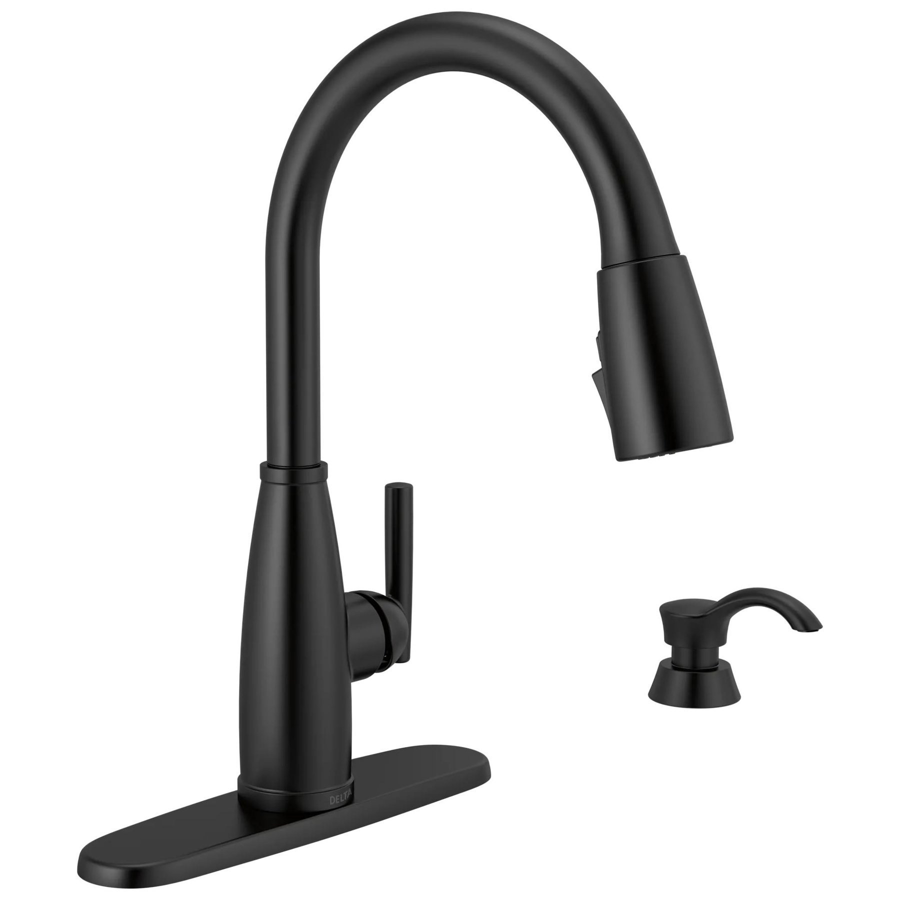 Single Handle Pull-Down Kitchen Faucet with Soap Dispenser and ShieldSpray&reg; Technology (Recertified)