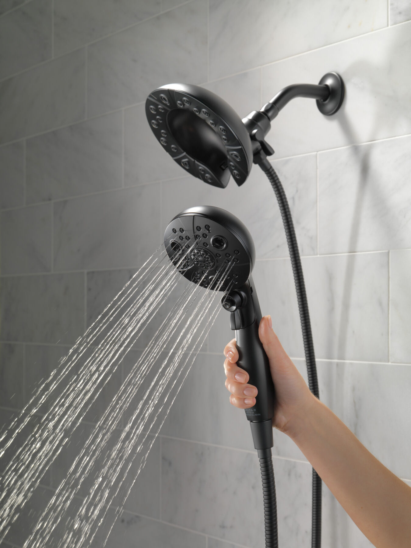 H<sub>2</sub>Okinetic&reg; In2ition&reg; 5-Setting Two-in-One Shower (Recertified)
