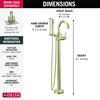 Floor Mount Tub Filler Trim (Recertified)