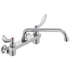 Two Handle 8 In Wallmount Service Sink Faucet