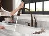 Single Handle Pull-Down Kitchen Faucet with Touch2O&reg; Technology and Soap Dispenser