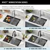 30&rdquo; Workstation Kitchen Sink Undermount&nbsp;16 Gauge&nbsp;Stainless Steel Single Bowl with&nbsp;WorkFlow&trade; Ledge and Accessories