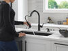 Single Handle Pull-Down Kitchen Faucet with Soap Dispenser and ShieldSpray&reg; Technology