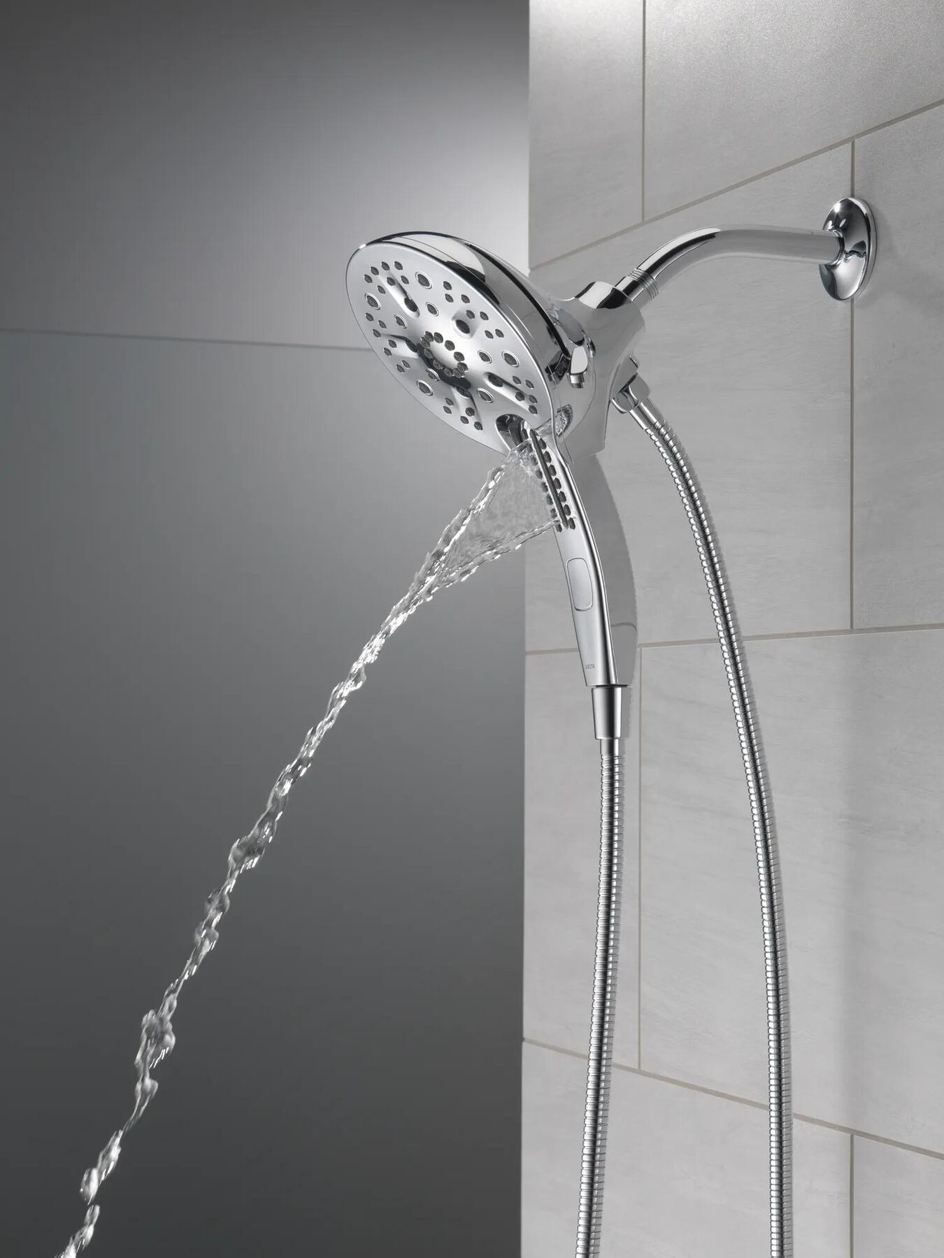In2ition&reg; H<sub>2</sub>Okinetic&reg; 5-Setting Two-in-One Shower (Recertified)