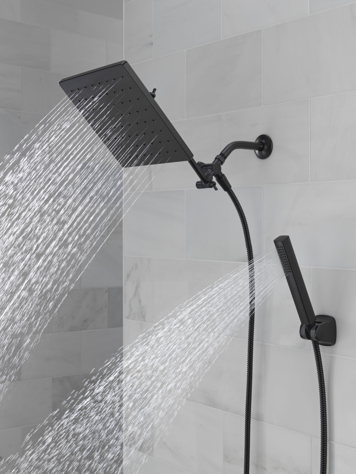 Monitor 14 Series Shower Trim with 10-Inch Raincan Combination Showerhead Bundle
