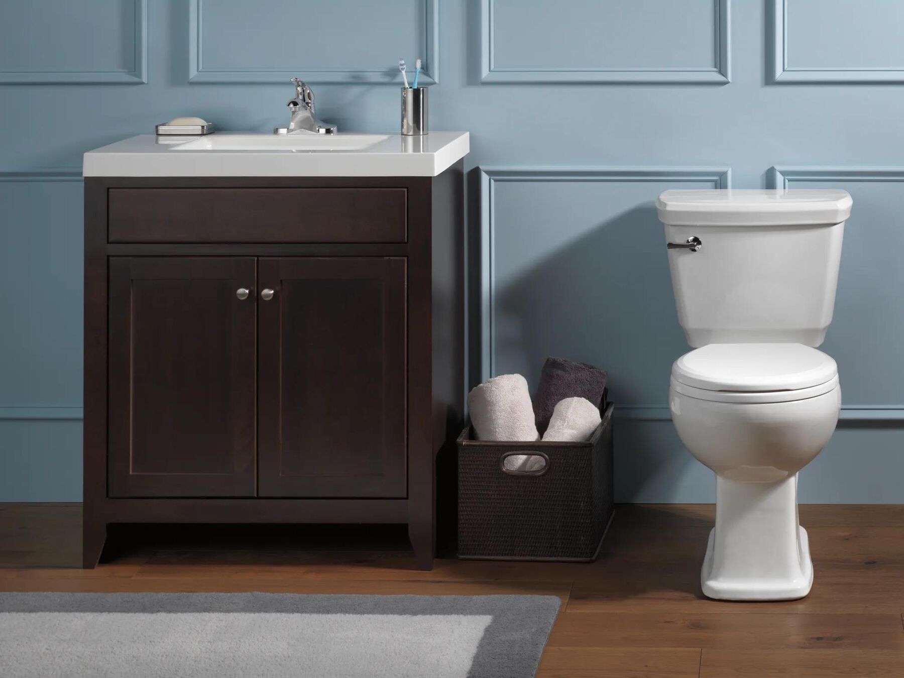 Single Handle Centerset Bathroom Faucet (Recertified)