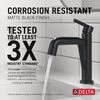 Single Handle Pull-Down Bathroom Faucet