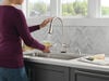Single Handle Pull-Down Touch<sub>2</sub>O&reg; Technology Kitchen Faucet with Touchless Technology and Soap Dispenser