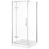 36" x 36" Frameless Shower Enclosure