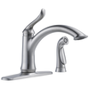 Single Handle Kitchen Faucet with Spray