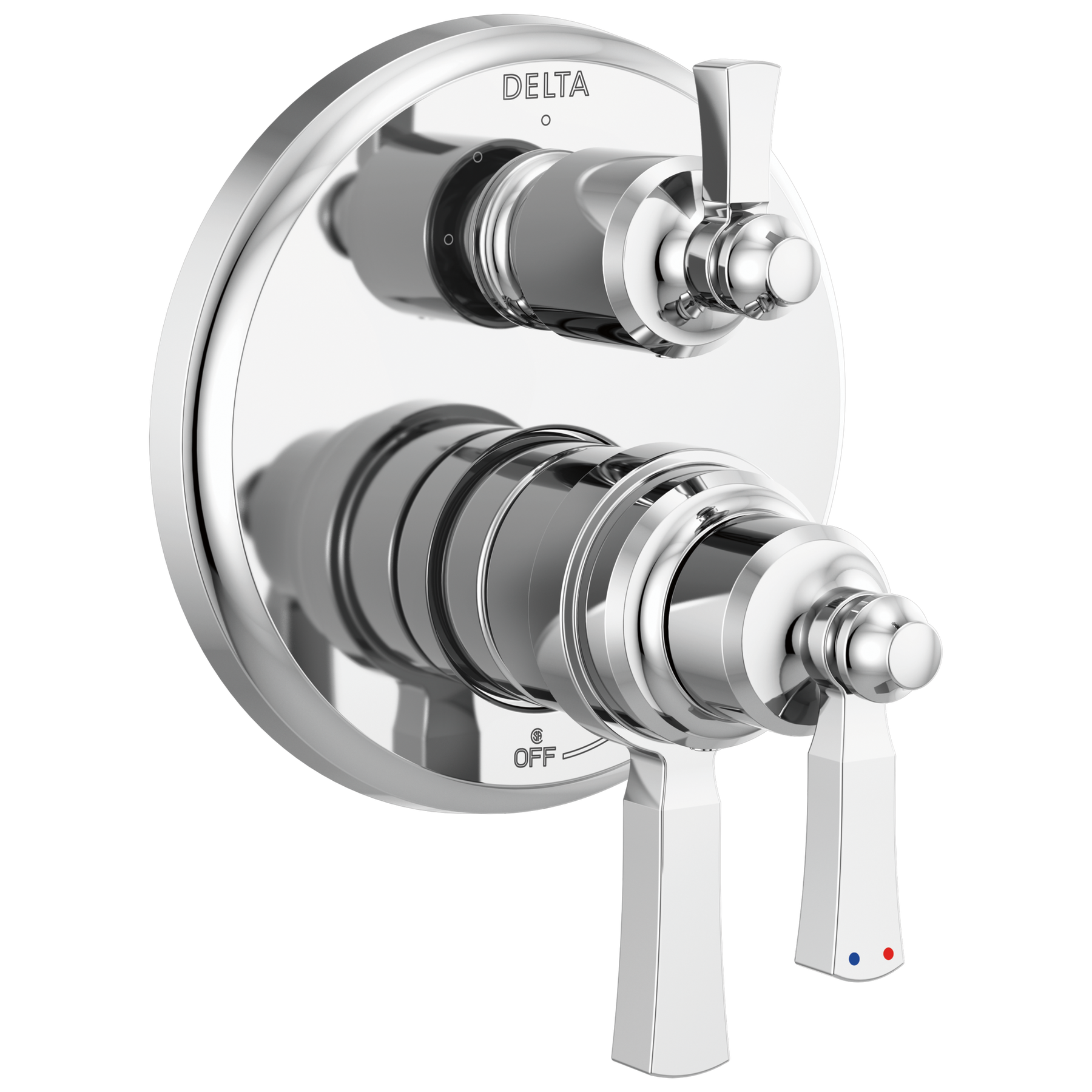 Traditional 2-Handle Monitor 17T Series Valve Trim with 3 Setting Diverter