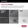 33&rdquo; Granite Composite Workstation Kitchen Sink Drop-In Top Mount Single Bowl with WorkFlow&trade; Ledge and Accessories in Dark Grey