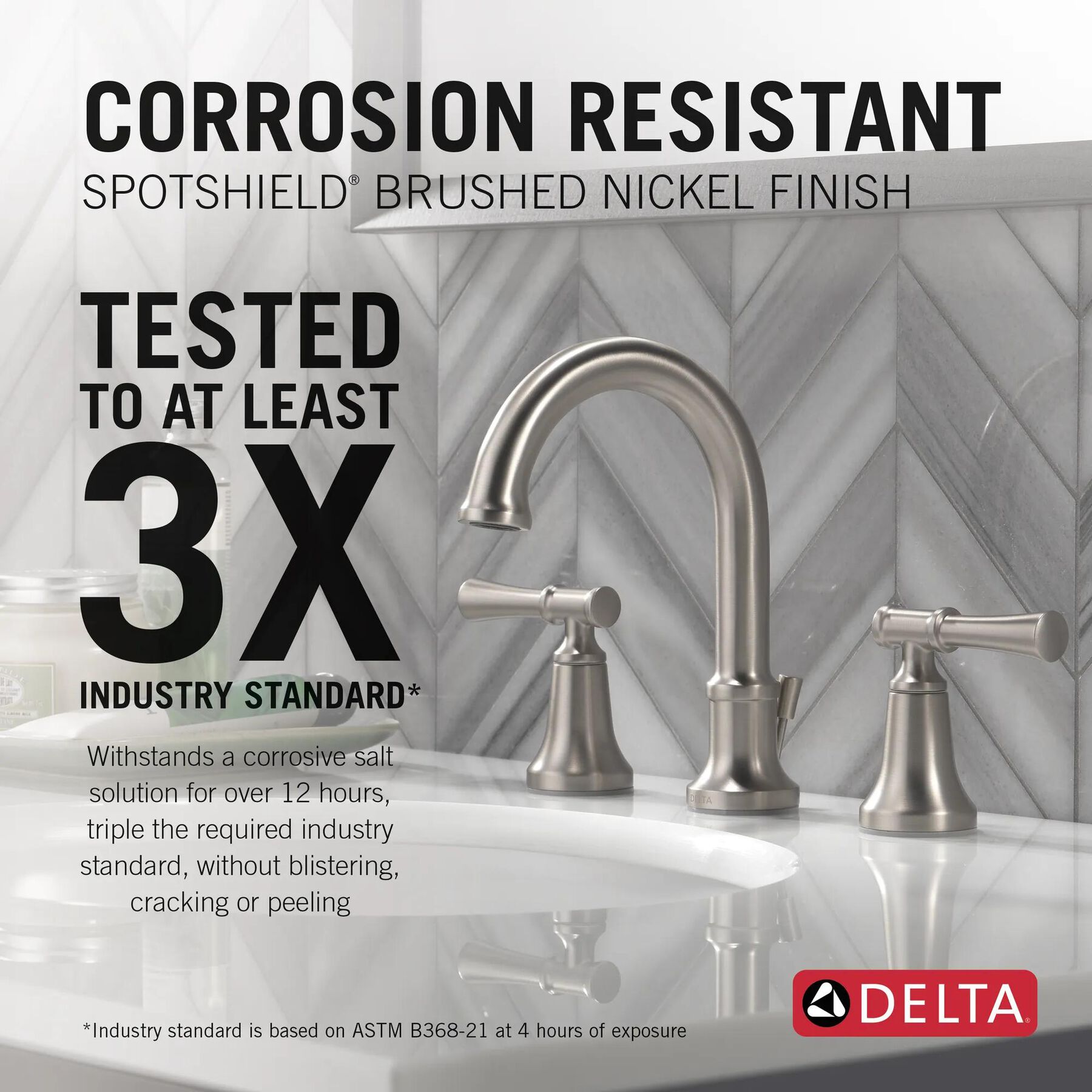 Two Handle Widespread Bathroom Faucet