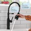 Single-Handle Pull-Down Spring Kitchen Faucet