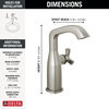 Single Handle Mid-Height Bathroom Faucet