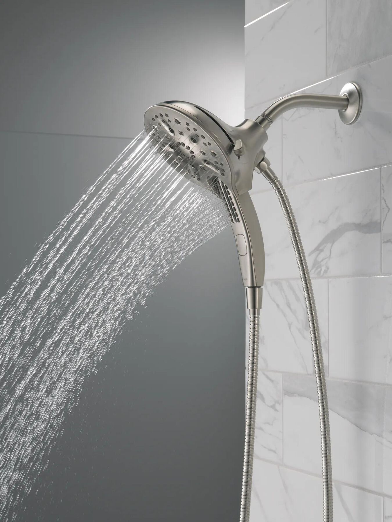 In2ition&reg; H<sub>2</sub>Okinetic&reg; 5-Setting Two-in-One Shower