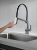 Single Handle Exposed Hose Kitchen Faucet