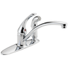 Single Handle Kitchen Faucet with Integral Spray