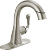 Single Handle Pull-Down Bathroom Faucet