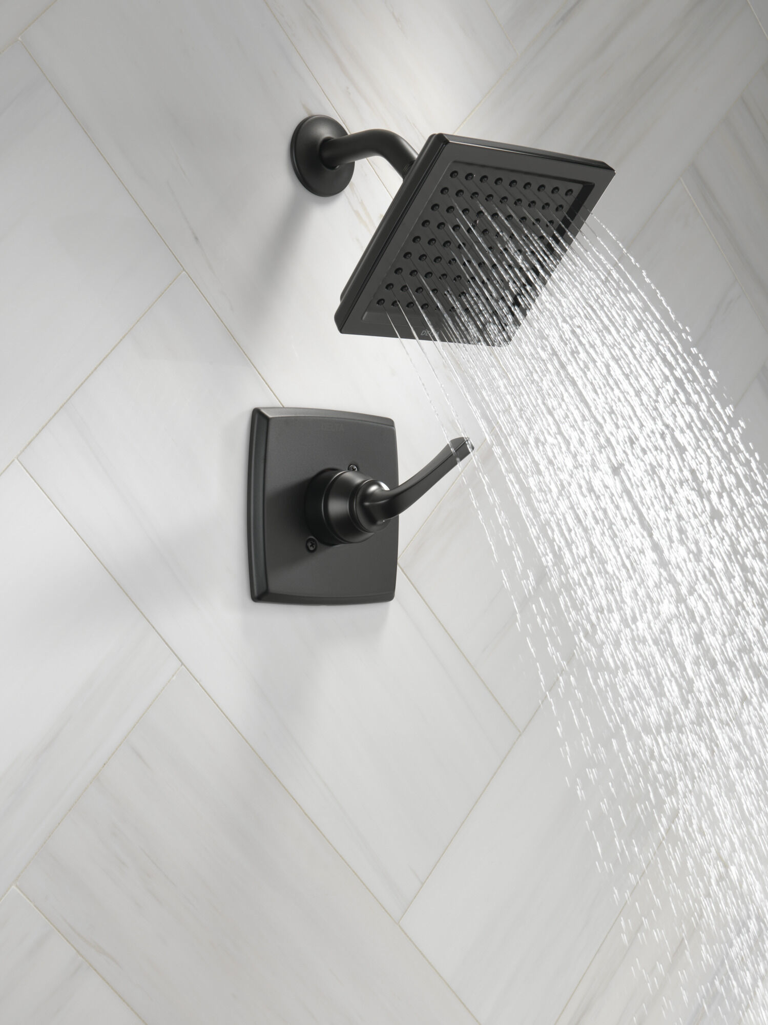 Shower Only Rough/Trim 14S (Recertified) in Matte Black 142864-BL