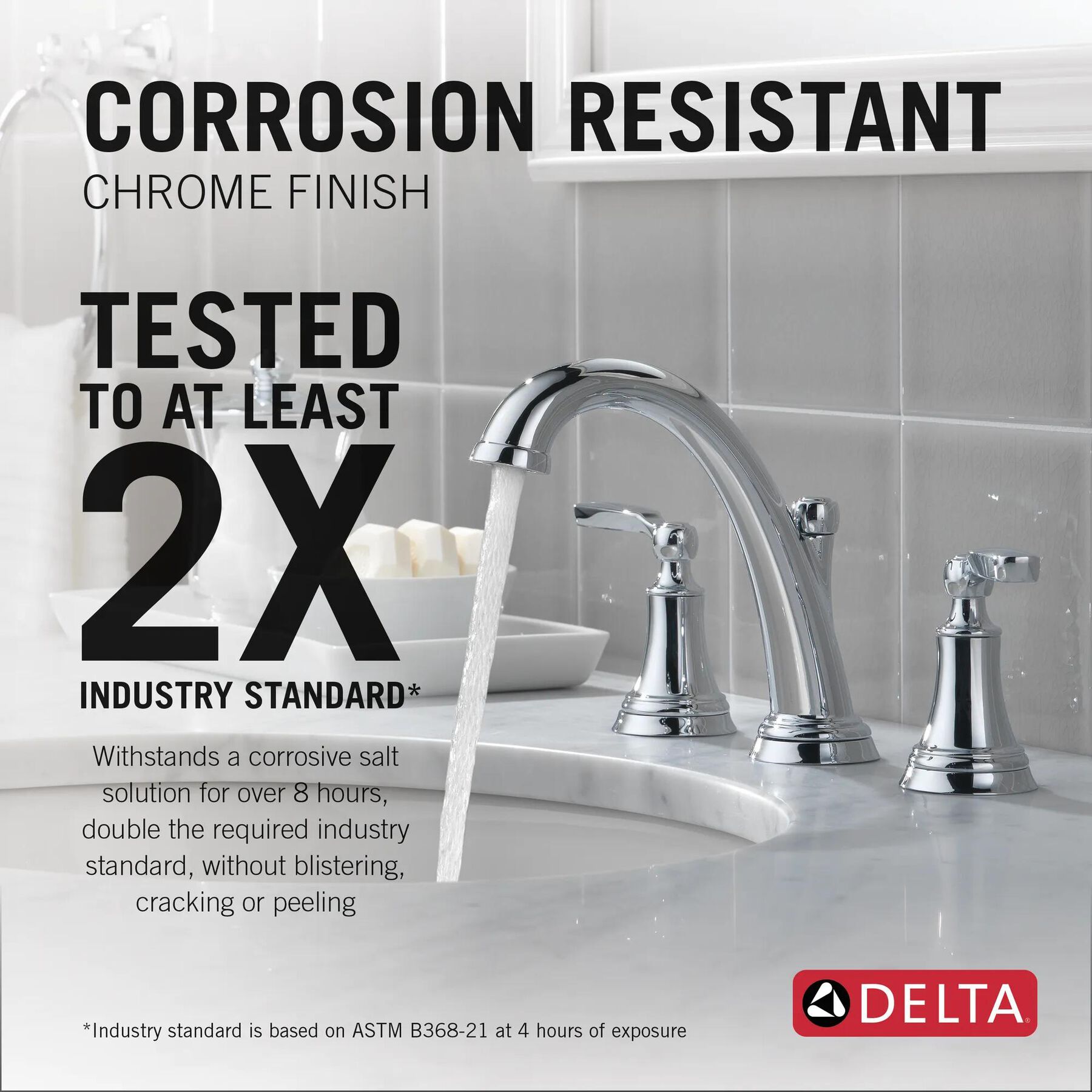 Two Handle Widespread Bathroom Faucet
