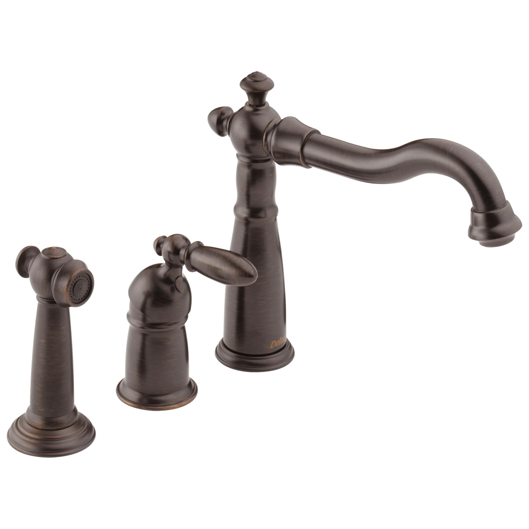 Single Handle Kitchen Faucet with Spray