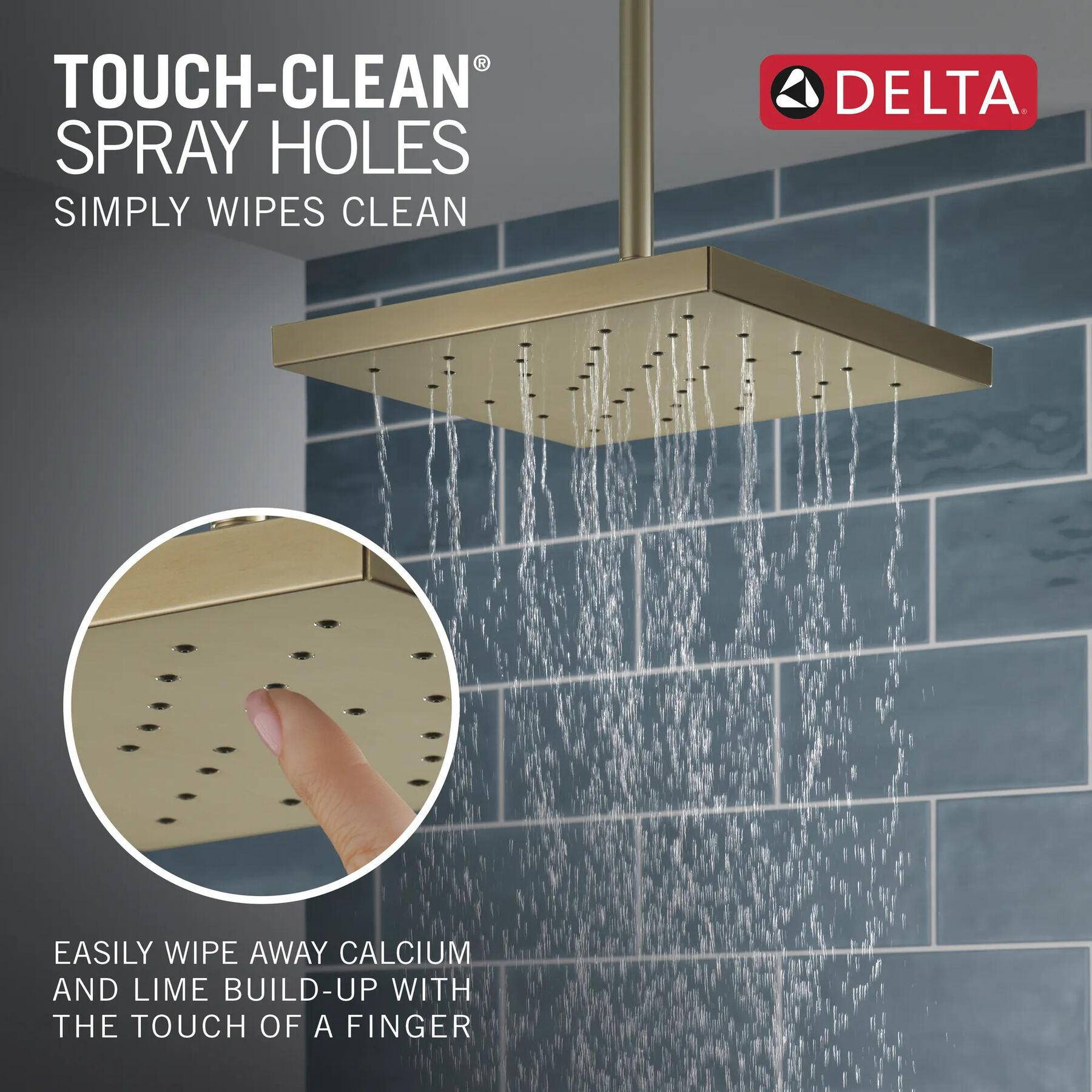 H2Okinetic&reg; Single-Setting Shower Head with Ultrasoak&reg;