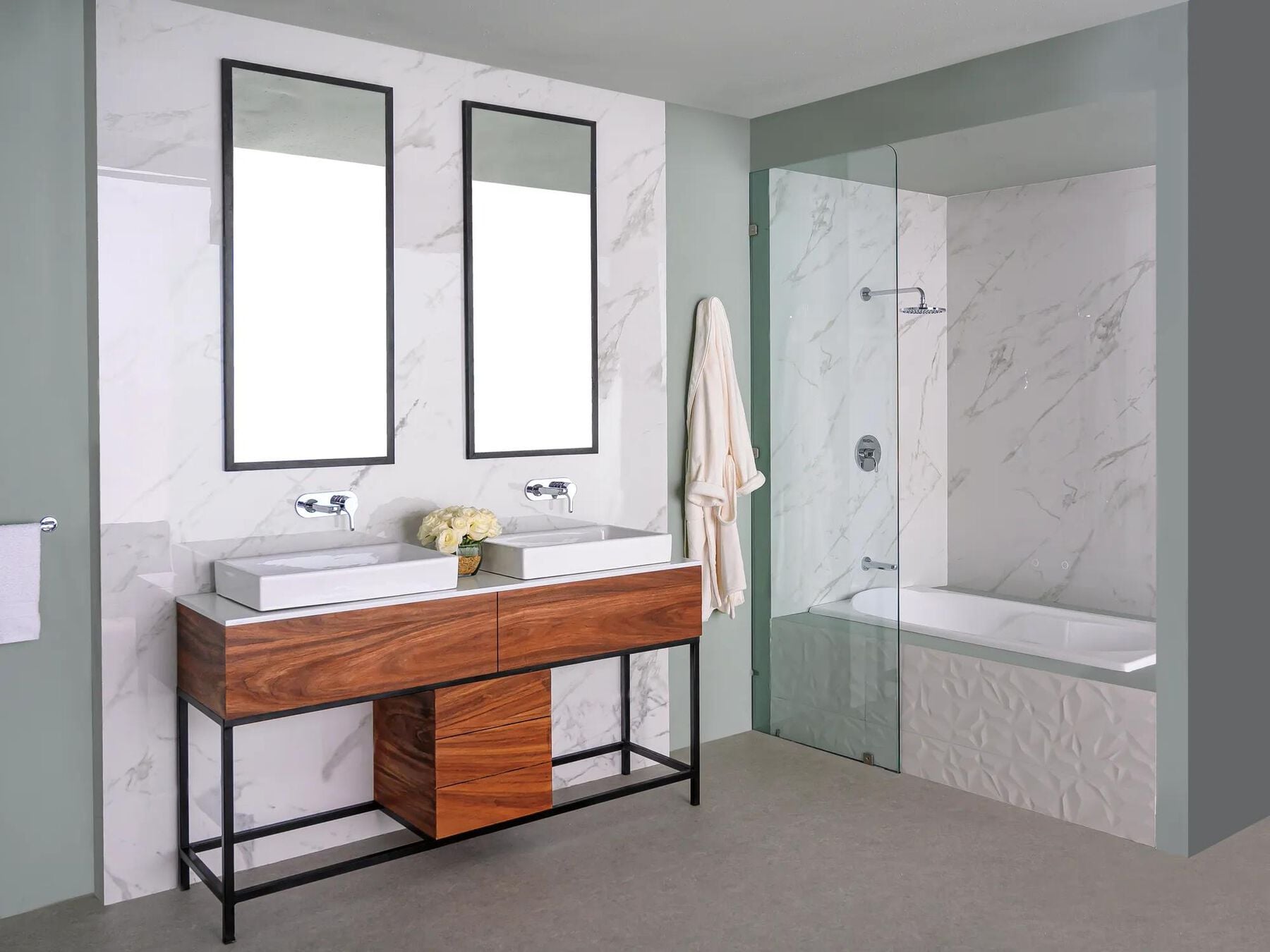 In-Wall Tub and Shower