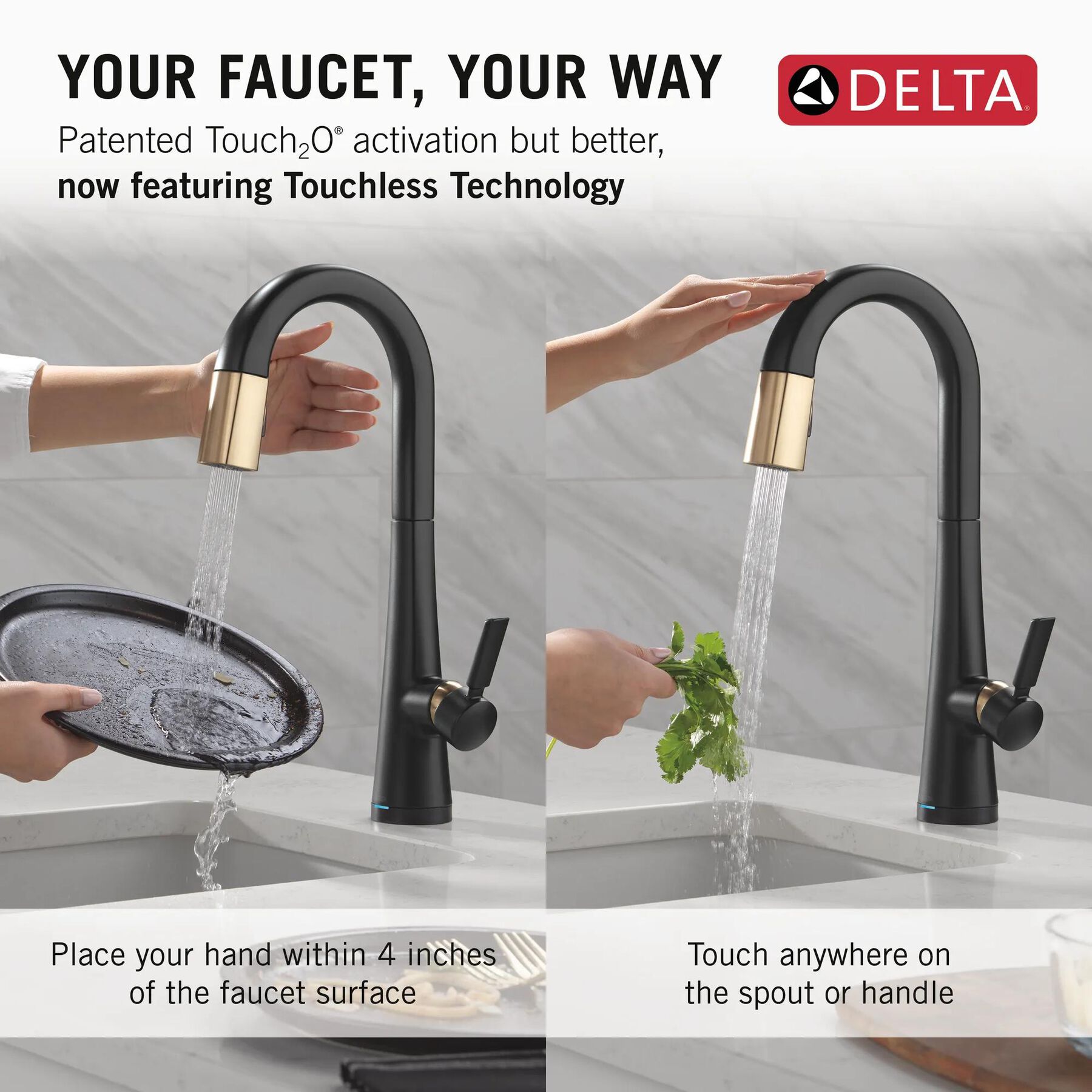 Touch2O&reg; Bar / Prep Faucet with Touchless Technology