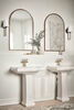 Two Handle Single Hole Monoblock Bathroom Faucet