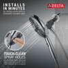 Standard Shower Filter with 6-Setting Showerhead and Mount Bundle
