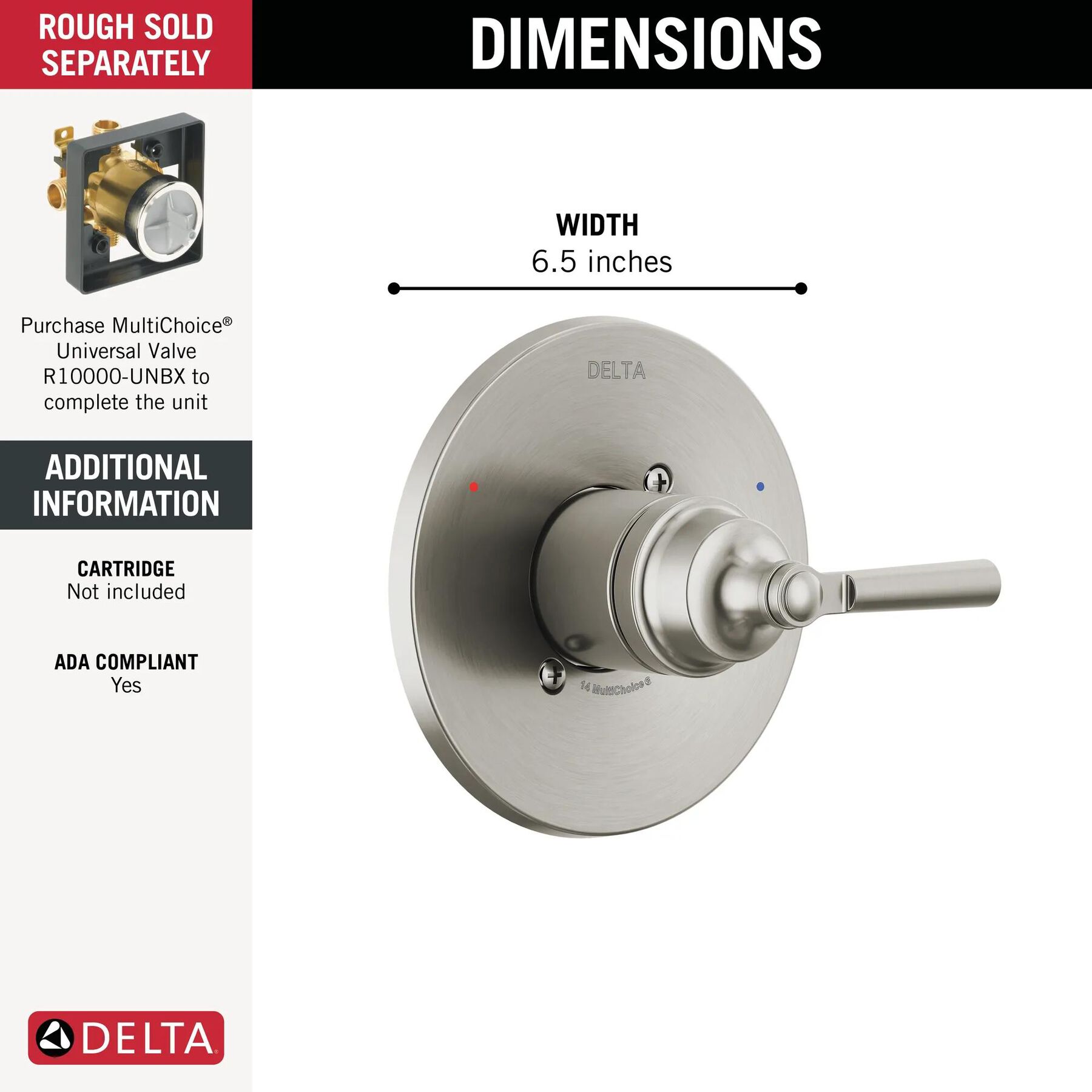 Monitor&reg; 14 Series Valve Only Trim