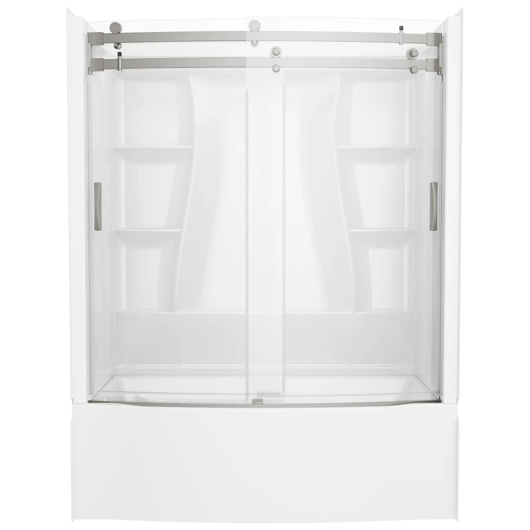 60x32 Alcove Bathtub Bundle with Door - Left Drain